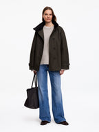 Oversized Pure Cashmere Jumper​ - Beige - Image 2
