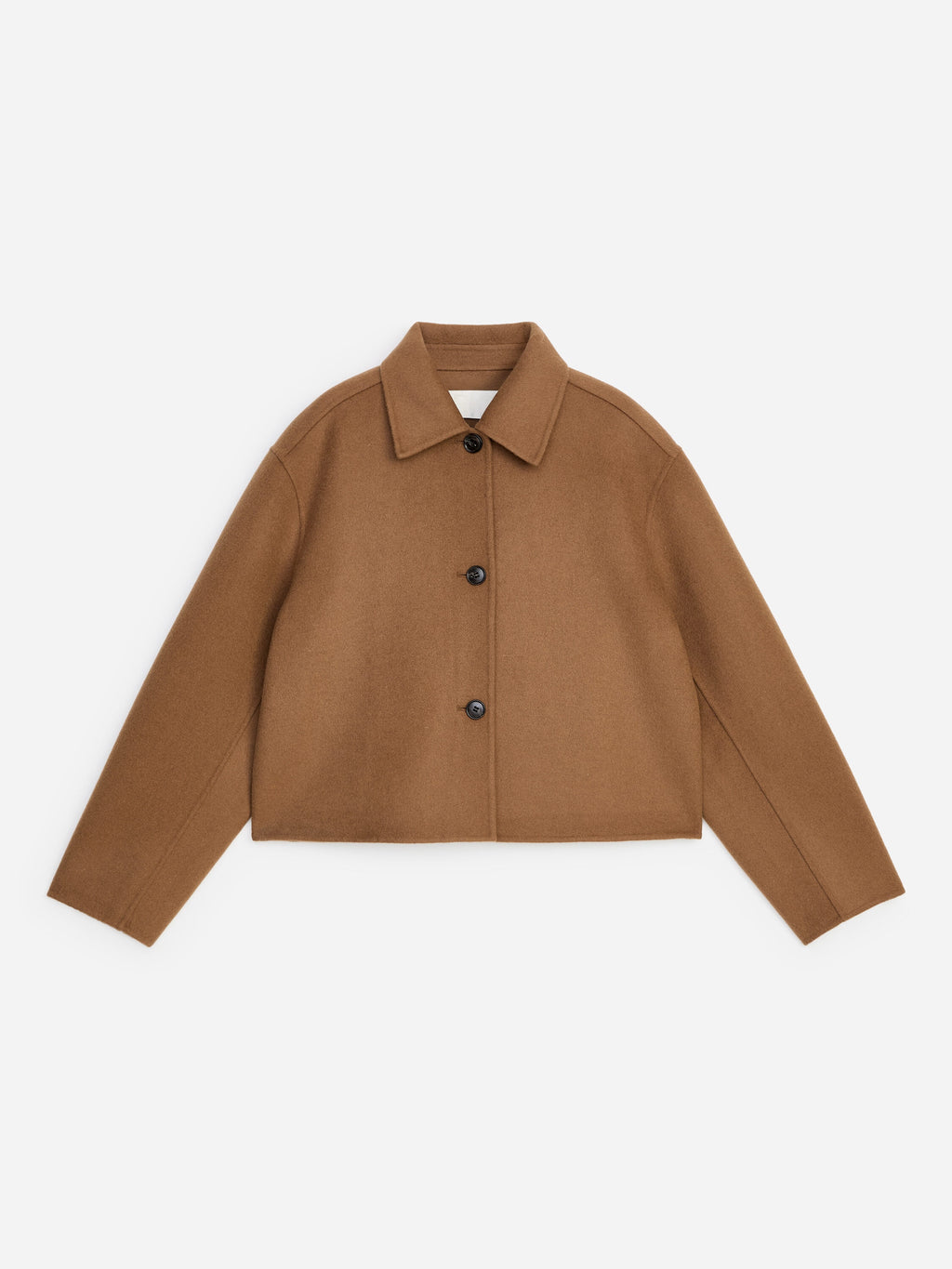 Wool-Blend Overshirt - Beige - Image 5