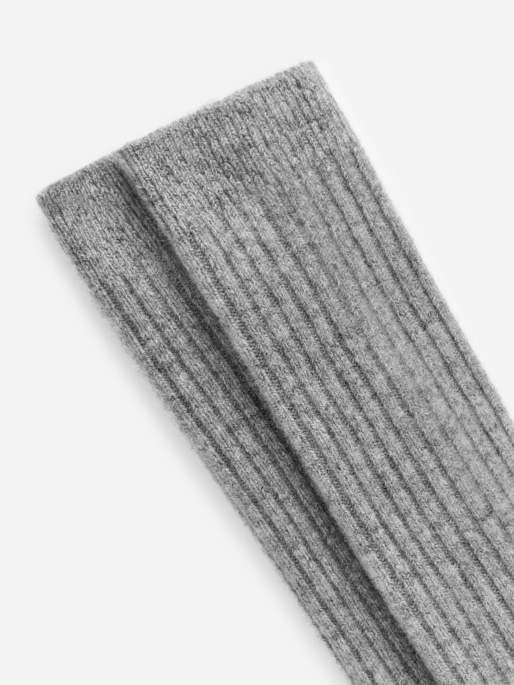 Cashmere-Blend Knee Socks - Grey - Image 2