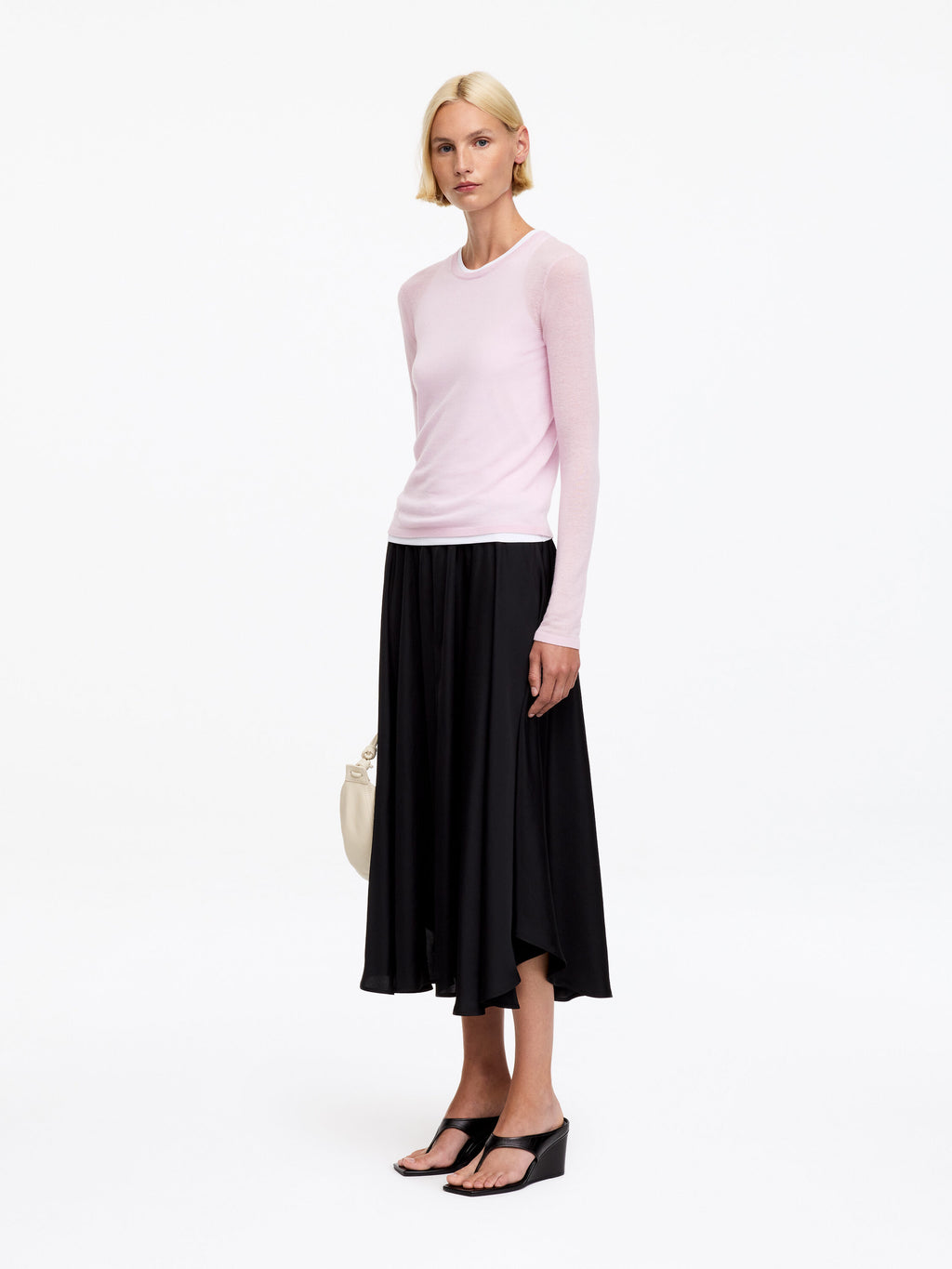 Pure Cashmere Jumper - Pink - Image 3