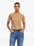 Pure Cashmere Top - Beige