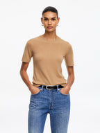 Pure Cashmere Top - Beige