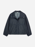 Denim Blouson Jacket - Blue - Image 5