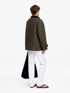 Relaxed Cotton Jacket - Green - Image 3