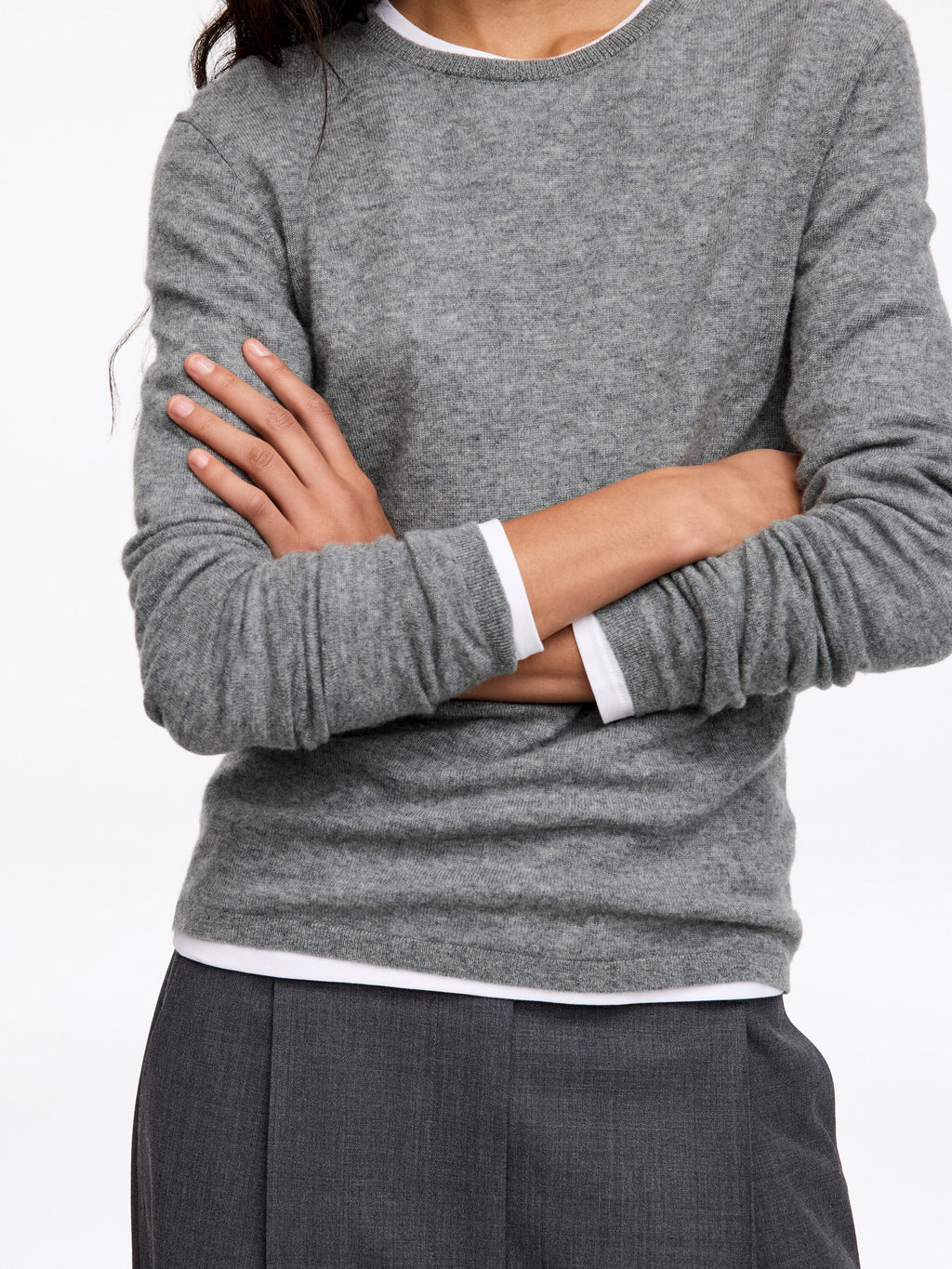 Pure Cashmere Jumper - Grey - Image 4
