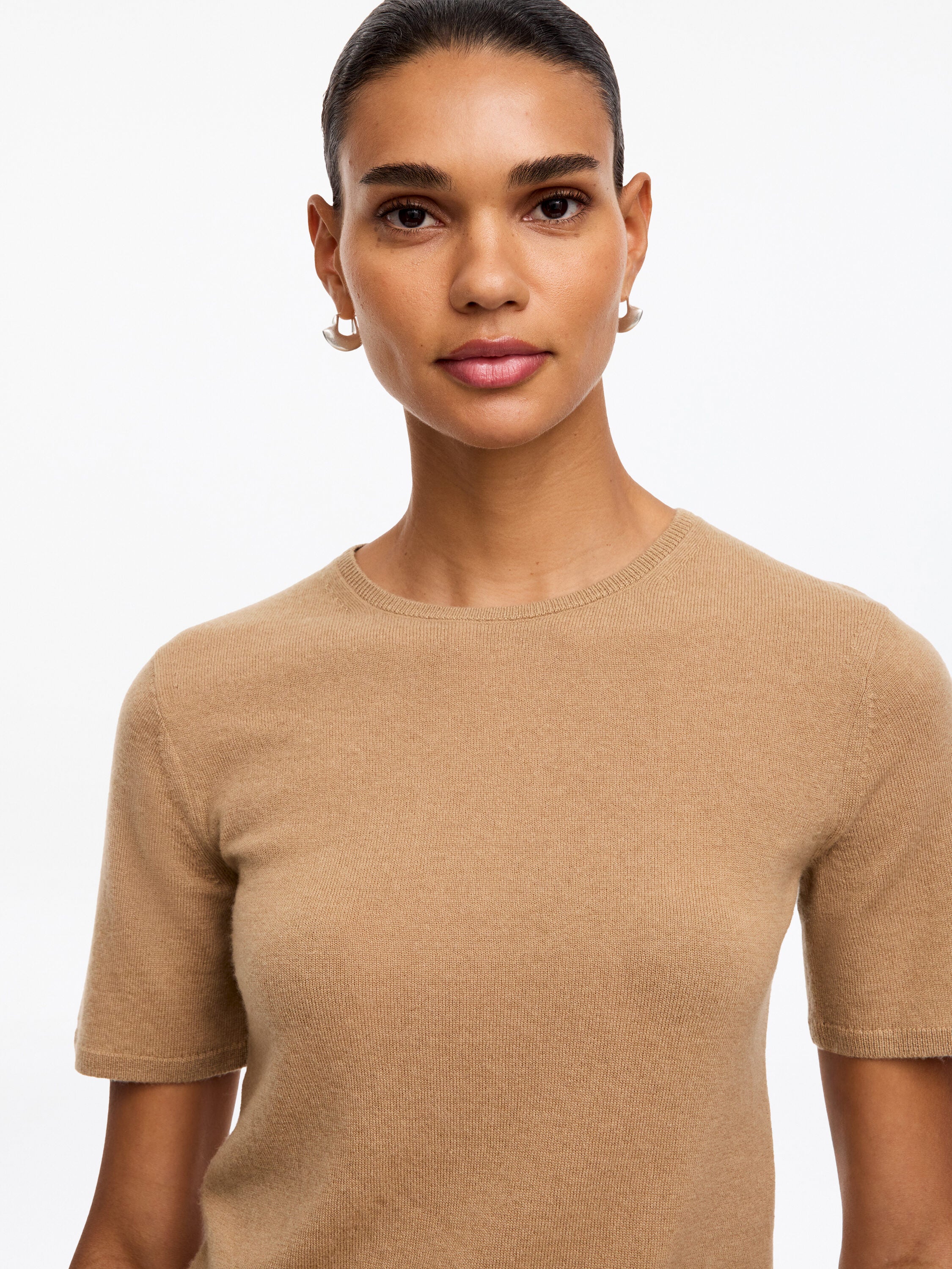 Pure Cashmere Top - Beige - Image 4