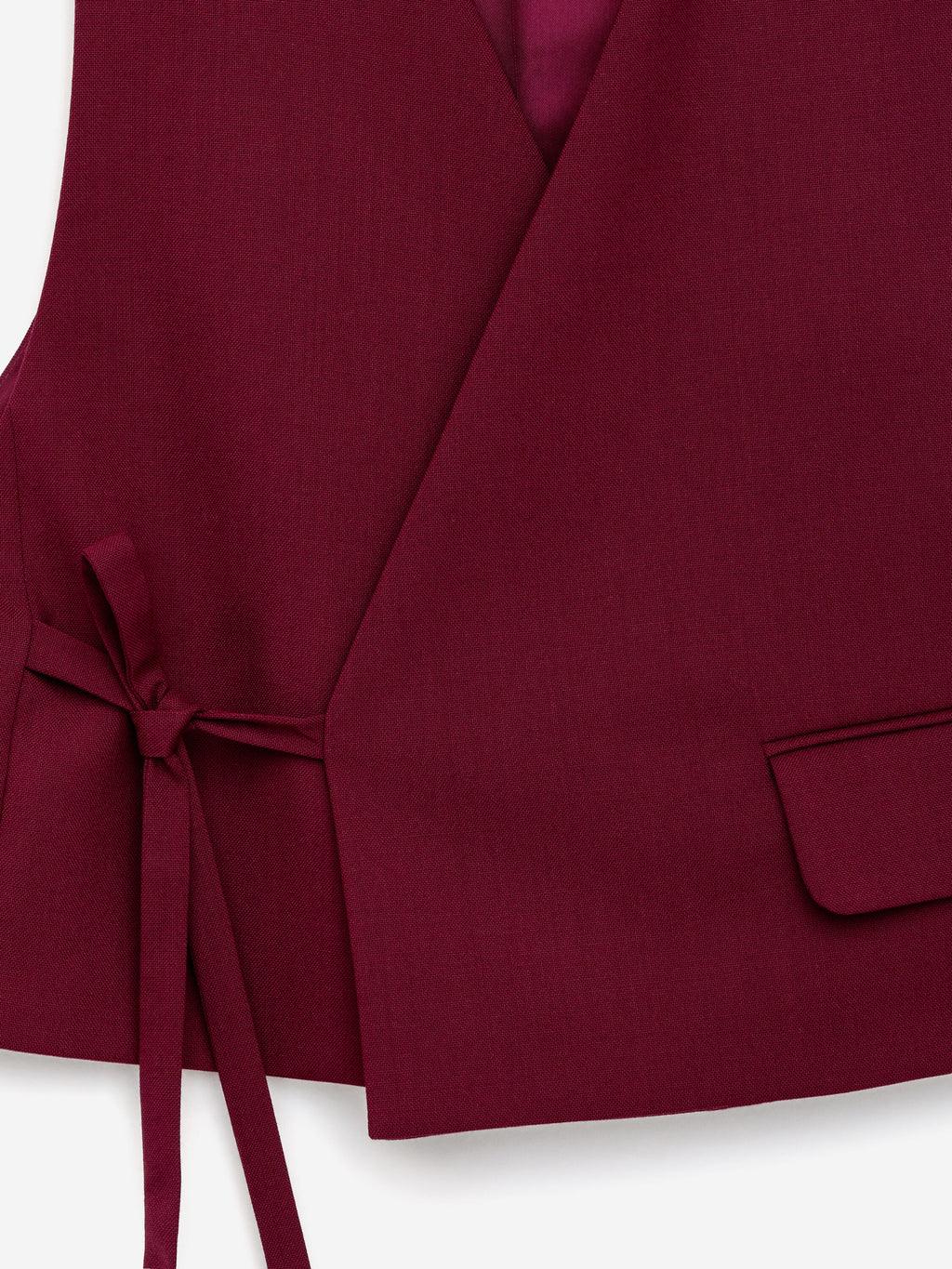 Modular Wool Vest - Red - Image 2