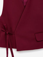 Modular Wool Vest - Red - Image 2