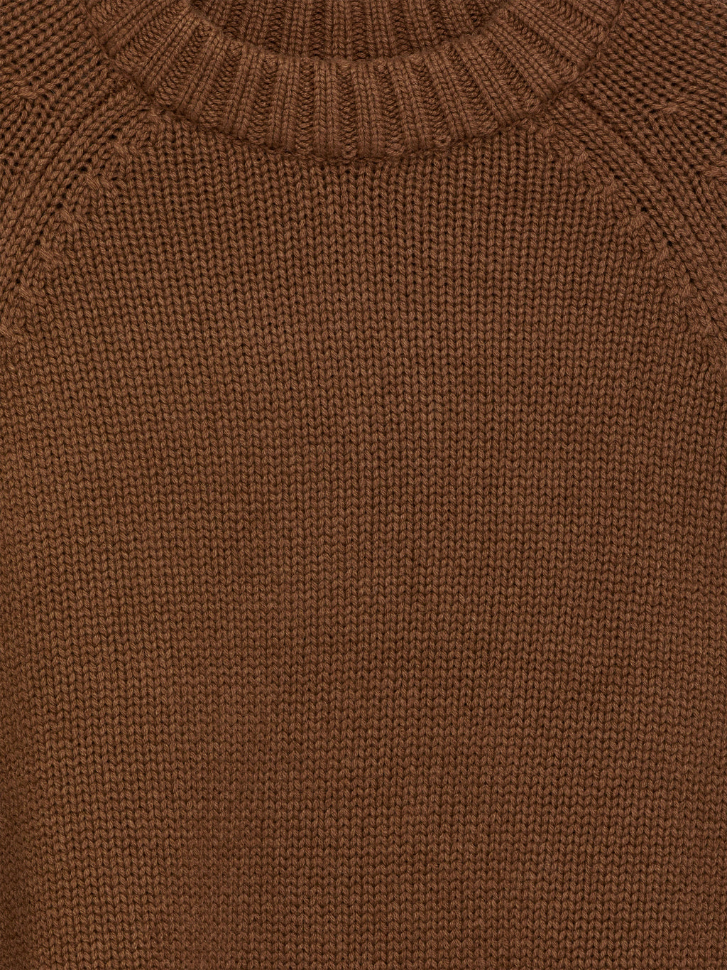 Chunky Pure Cashmere Jumper​ - Brown - Image 2