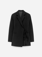 Wrap Blazer - Black