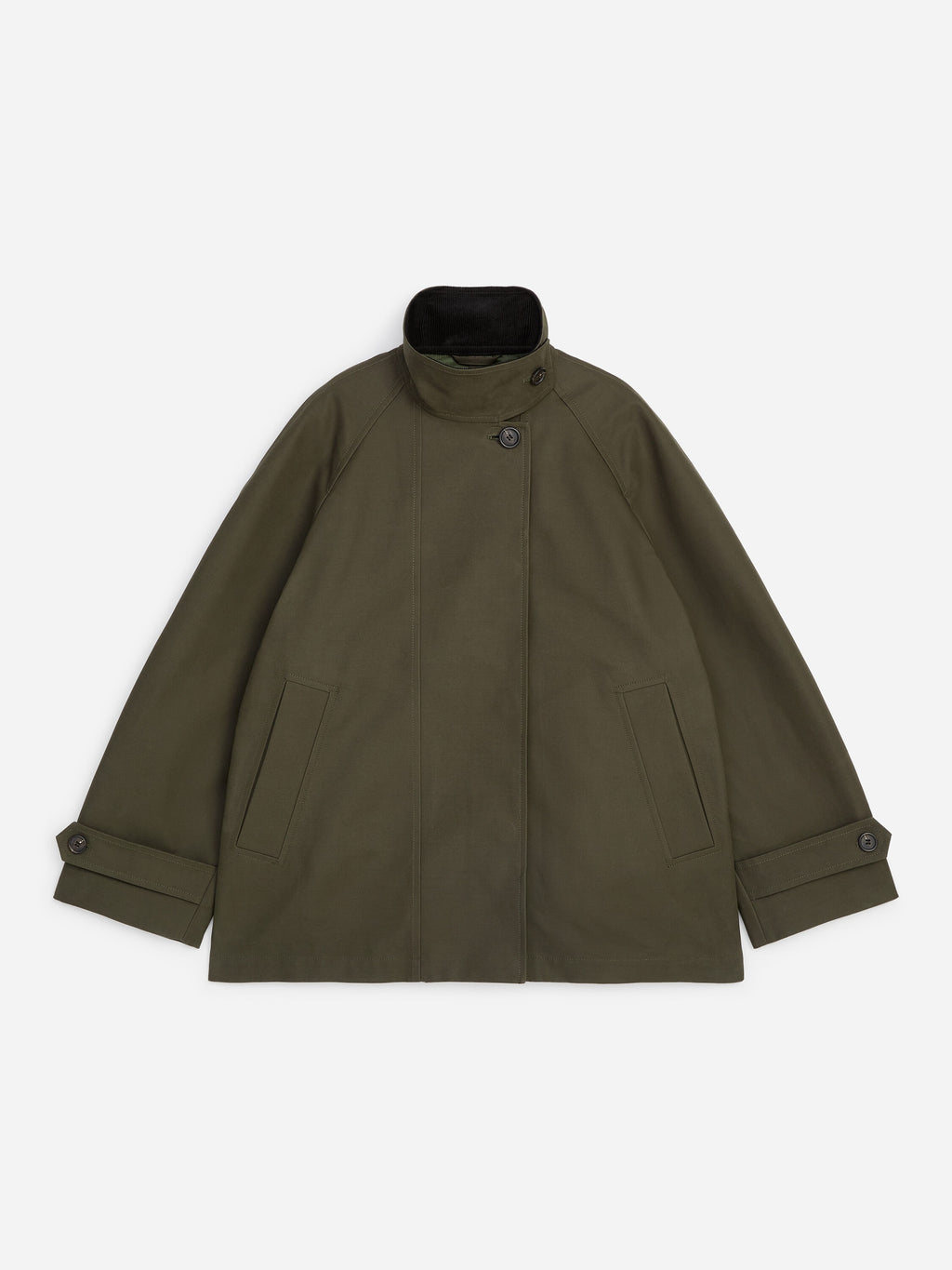 Relaxed Cotton Jacket - Green - Image 5
