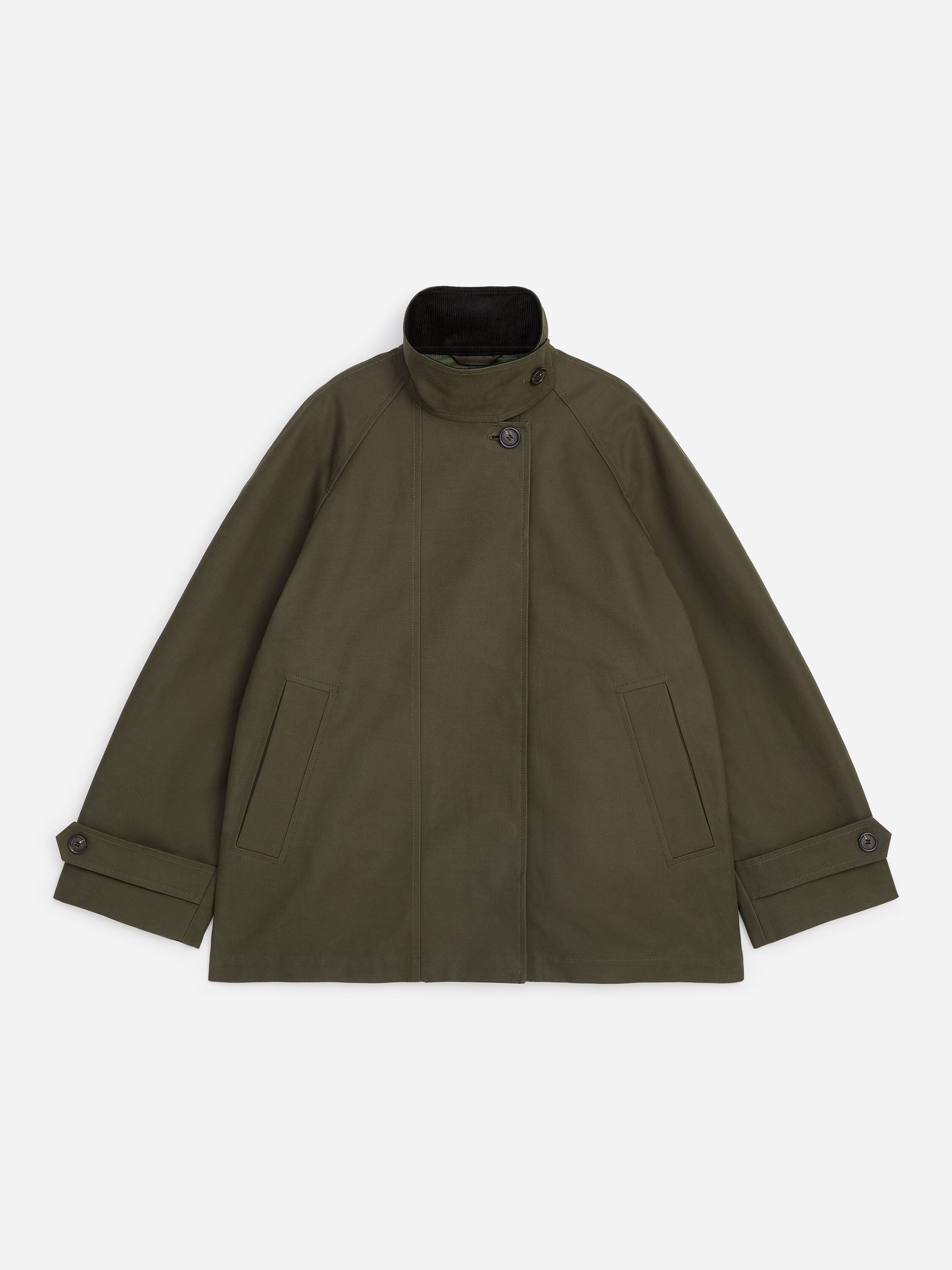 Relaxed Cotton Jacket - Green - Image 5