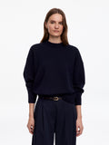 Oversized Pure Cashmere Jumper​ - Blue