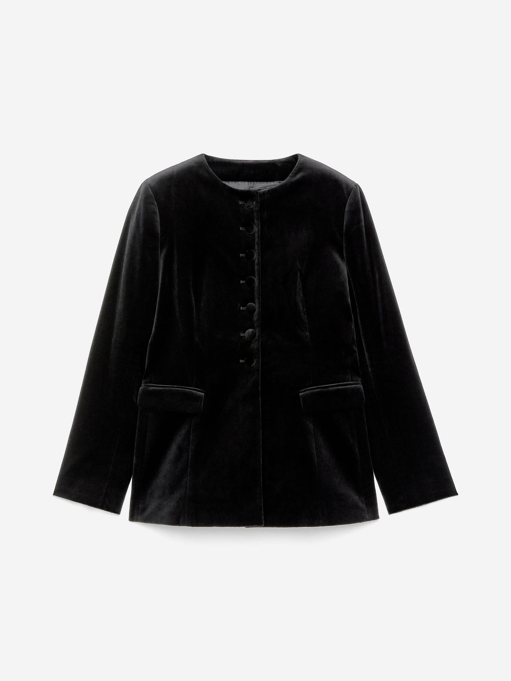 Velvet Blazer - Black