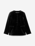 Velvet Blazer - Black