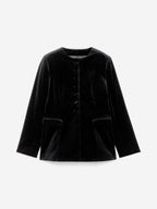 Velvet Blazer - Black