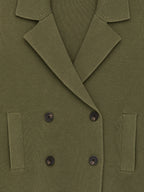 Knitted Cotton Jacket - Green - Image 2