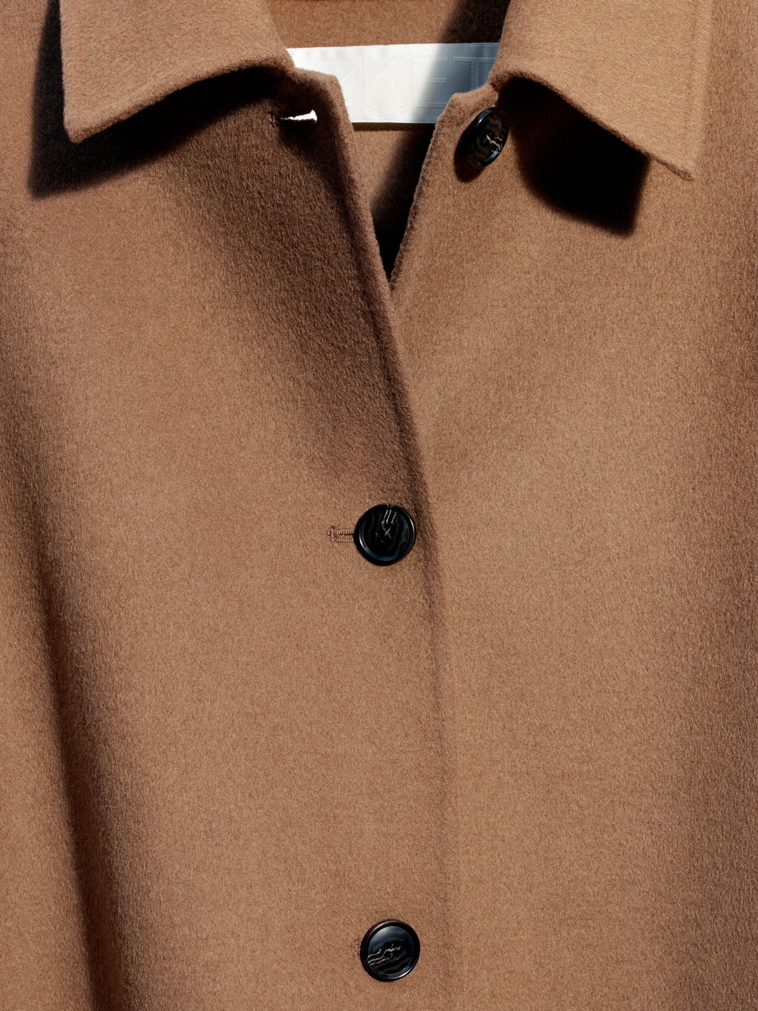 Wool-Blend Overshirt - Beige - Image 6