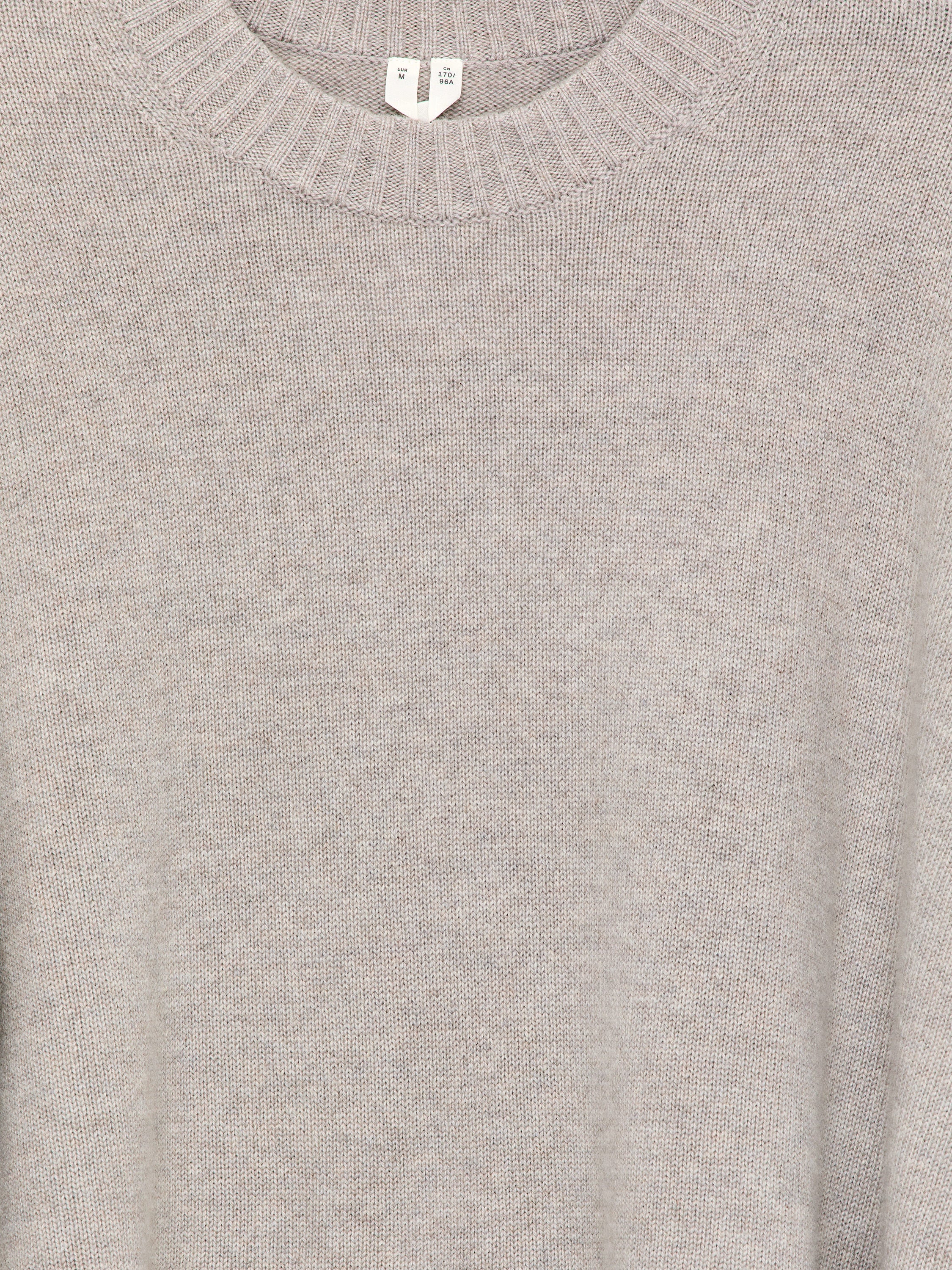 Oversized Pure Cashmere Jumper​ - Beige - Image 7