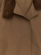 Corduroy-Collar Jacket - Brown - Image 7