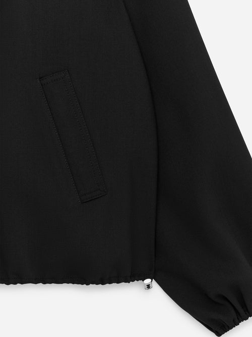 Bubble-Hem Jacket - Black - Image 2