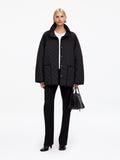 Relaxed Quilted Jacket - Black