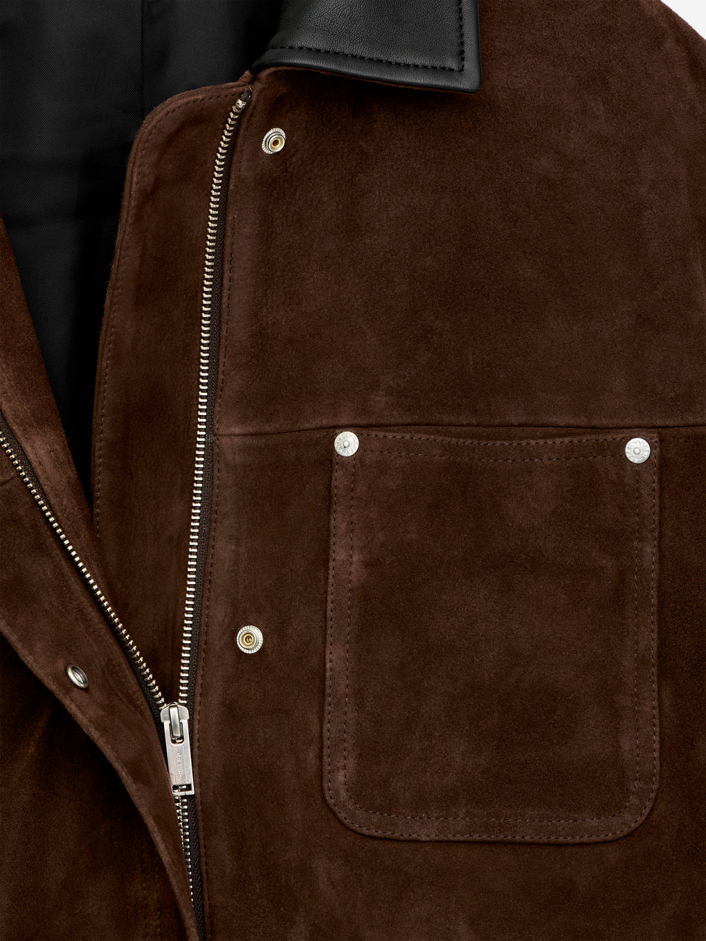 Suede Jacket - Brown - Image 2