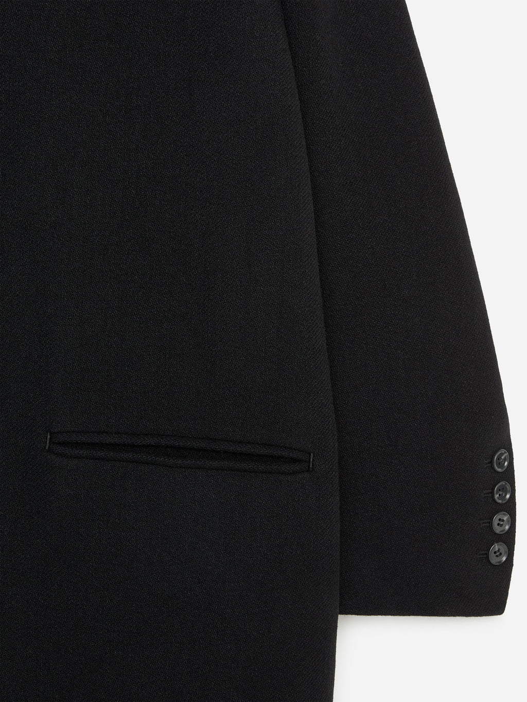 Wool-Blend Coat - Black - Image 6