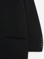 Wool-Blend Coat - Black - Image 6