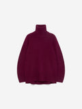 Pure Cashmere Roll-Neck Jumper - Red