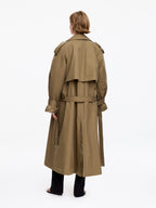 Relaxed Trench Coat - Beige - Image 4