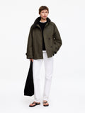 Relaxed Cotton Jacket - Green