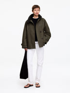 Relaxed Cotton Jacket - Green