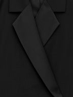 Tuxedo Blazer - Black - Image 2