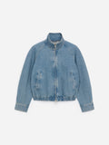 Short Denim Jacket - Blue