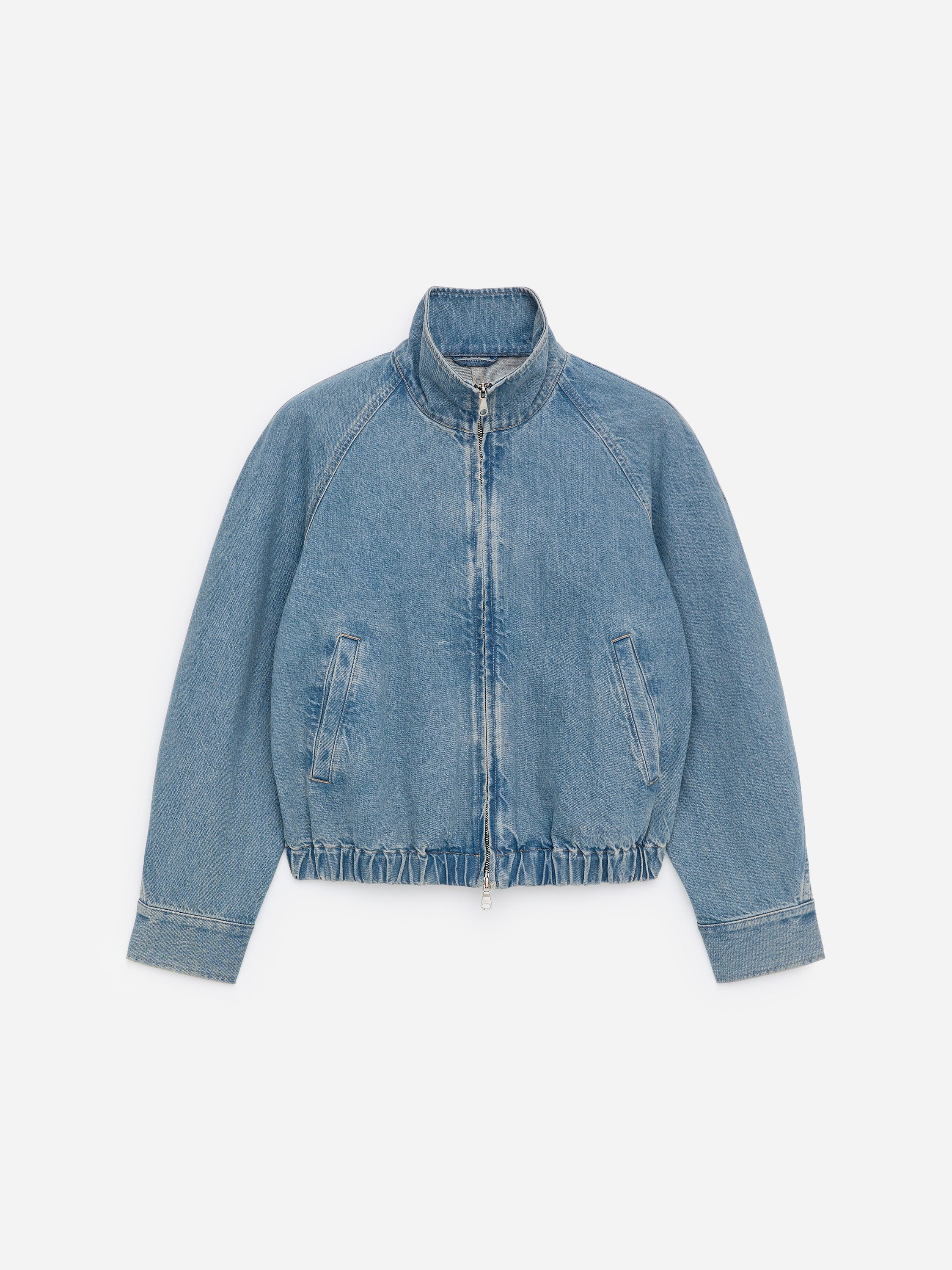 Short Denim Jacket - Blue