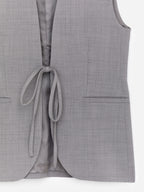 Tailored Waistcoat - Grey - Image 2