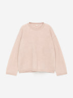 Pure Brushed-Cashmere Jumper​ - Beige