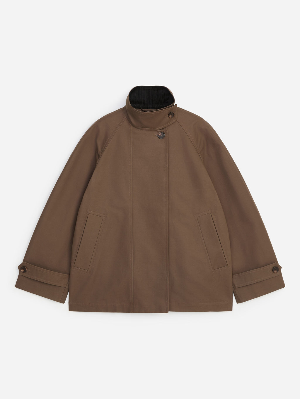 Relaxed Cotton Jacket - Beige - Image 6