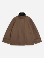Relaxed Cotton Jacket - Beige - Image 6