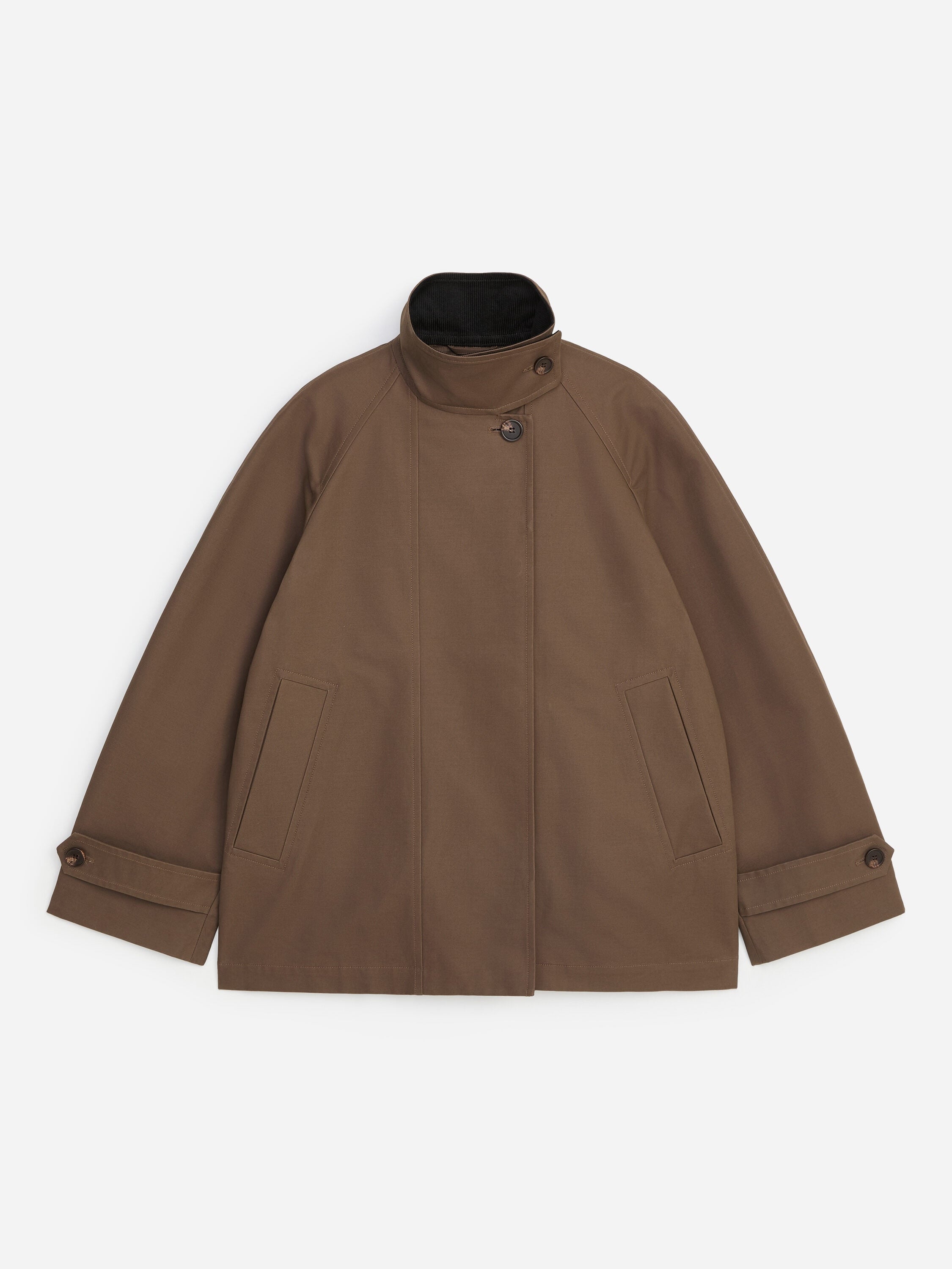 Relaxed Cotton Jacket - Beige - Image 6