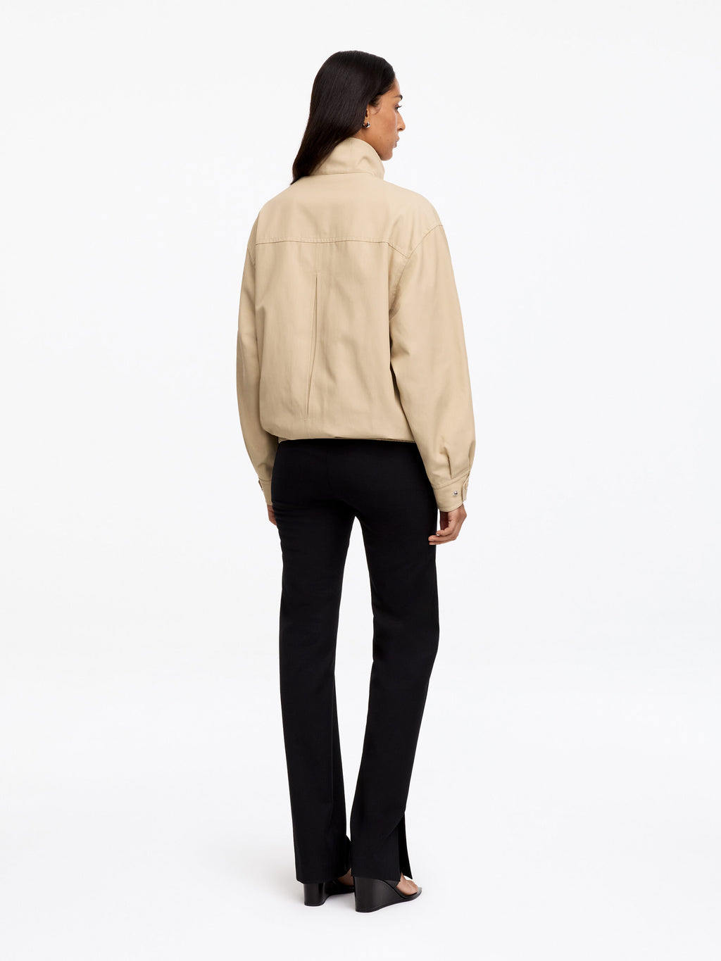 Harrington Jacket - Beige - Image 3