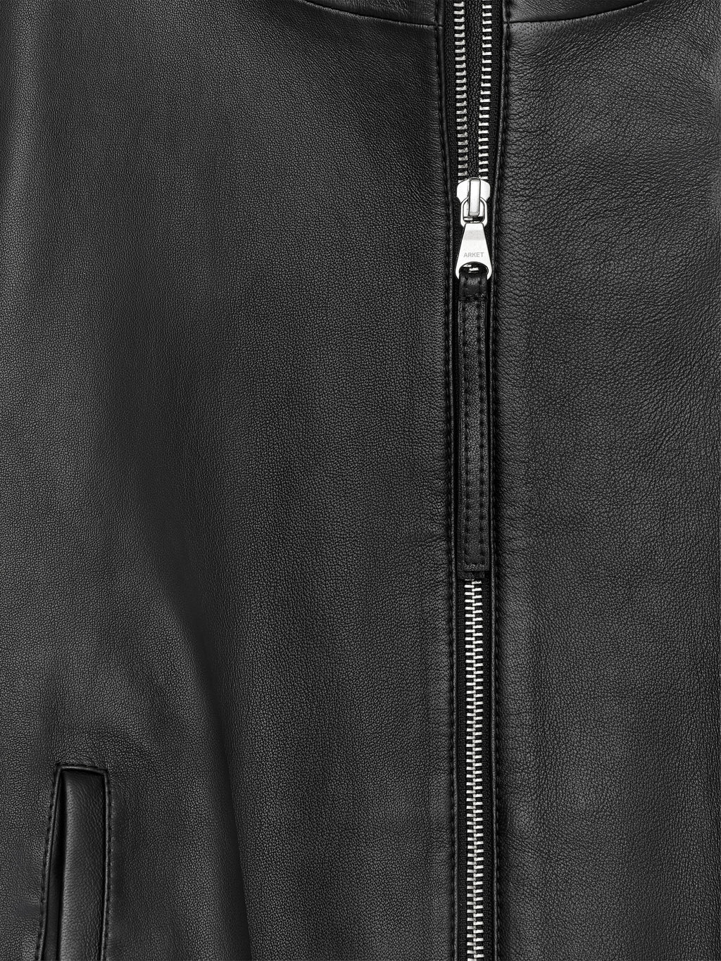 Leather Jacket - Black - Image 2