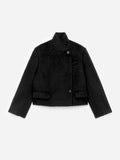 Wool-Alpaca Blend Jacket - Black