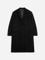 Wool-Blend Coat - Black - Image 5