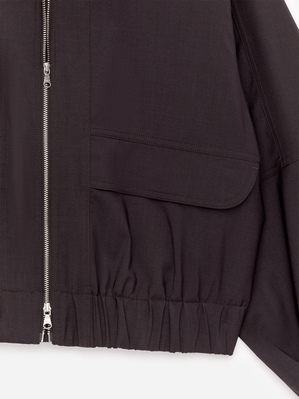 Zip Jacket - Brown - Image 6
