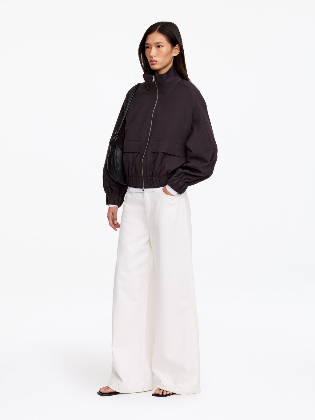 Zip Jacket - Brown - Image 2