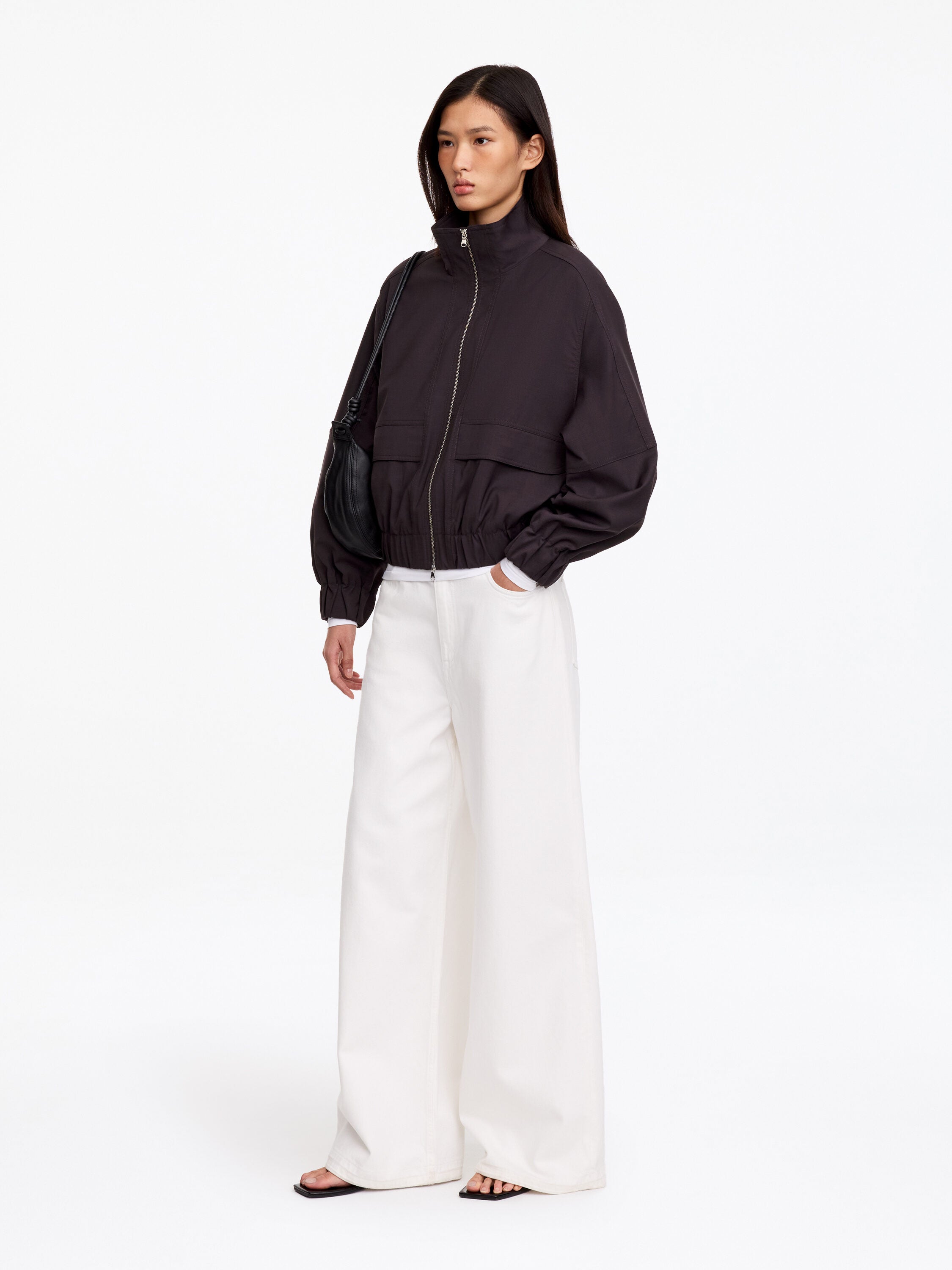 Zip Jacket - Brown - Image 2
