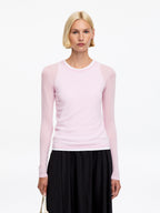 Pure Cashmere Jumper - Pink - Image 2
