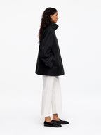 Corduroy-Collar Jacket - Black - Image 4